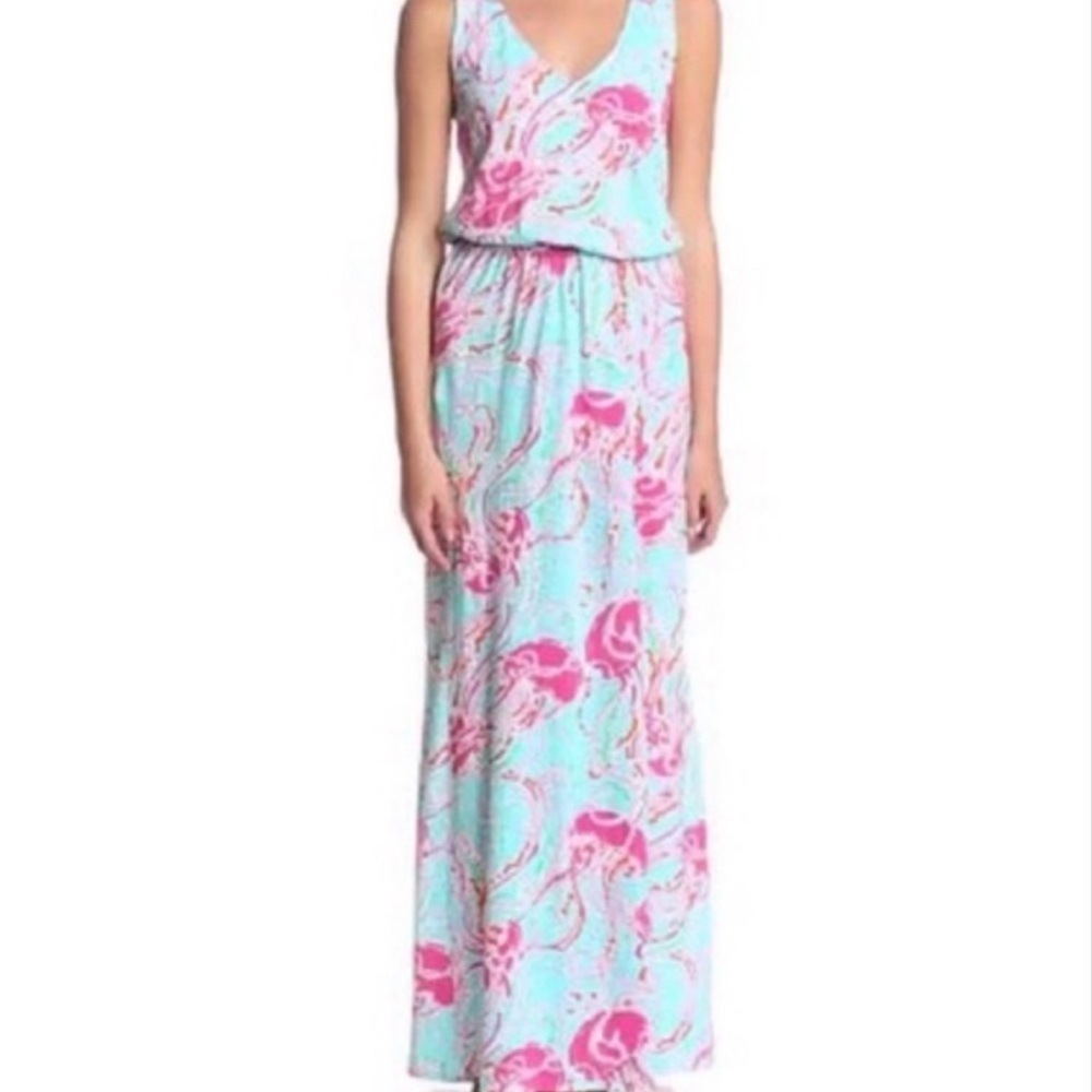 Lilly Pulitzer Kerri Maxi Dress in Jellies be Jammin’